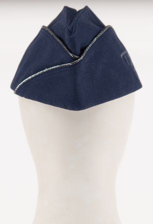 Lot #6146 Buzz Aldrin Signed USAF Flight Cap - Image 3