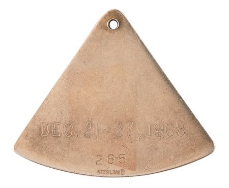 Lot #6084 Apollo 8 Flown Robbins Medallion - From the Collection of Bailey K. Howard - Image 2