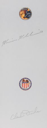 Lot #6371 Apollo Astronauts (20) Multi-Signed Limited Edition Print by Alan Bean - 'In the Beginning' (#AP18/150) - Image 6