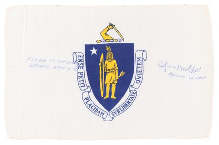 Lot #6283 Apollo 14 Flown Mid-Size Massachuetts