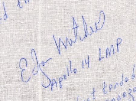 Lot #6280 Apollo 14 Flown Handkerchief: 