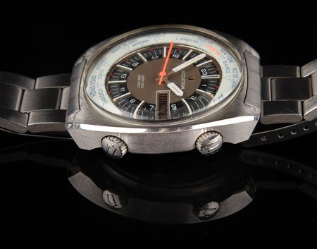 Lot #6295 Bulova Astronaut Mark I Watch with Custom 