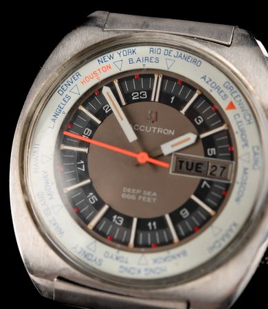 Lot #6295 Bulova Astronaut Mark I Watch with Custom 