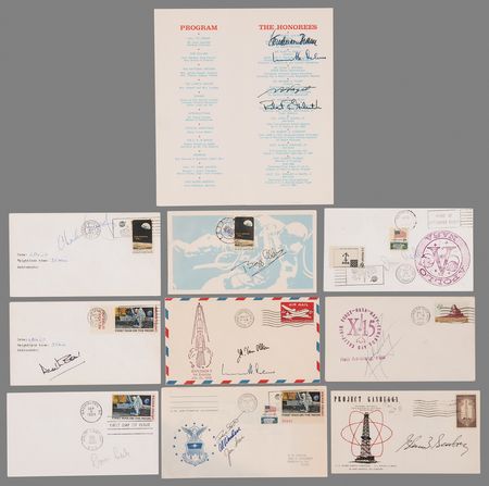 Lot #6375 Klaus Krause Massive Space Cover Archive (10,000+) with Signatures from Neil Armstrong, Buzz Aldrin, Wernher von Braun, and More - Image 1