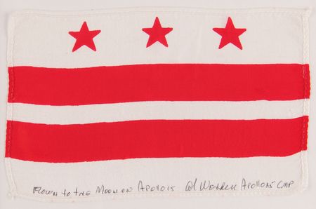 Lot #6329 Apollo 15 Flown Flag of Washington, DC - From the Personal Collection of Al Worden - Image 2