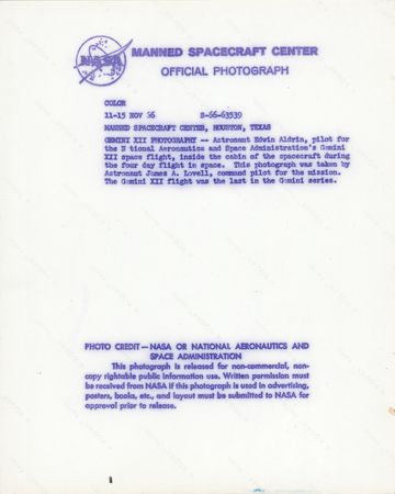 Lot #6043 Buzz Aldrin Signed Photograph - Image 2