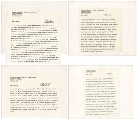 Lot #6468 Viking 1 Lander (5) Original Vintage Photographs of the Surface of Mars - Image 2