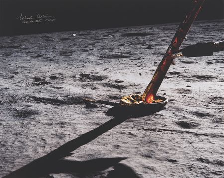 Lot #6160 Michael Collins Oversized Signed Photograph - Image 1