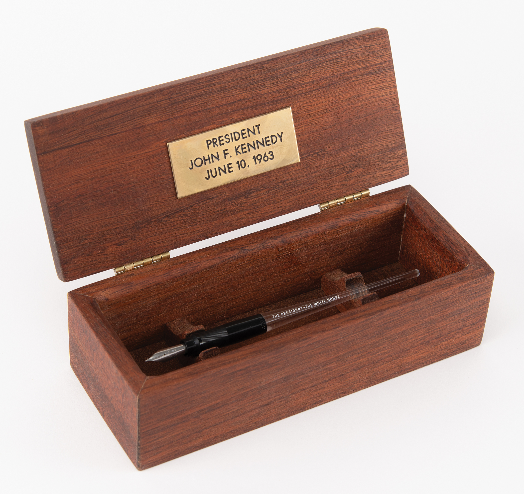 Lot 21 John F. Kennedy 1963 Equal Pay Act Bill Signing Pen - From the Collection of JFK Assistant Dave Powers