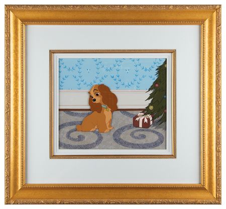 Lot #481 Lady production cel from Lady and the Tramp Production Cel - Image 2