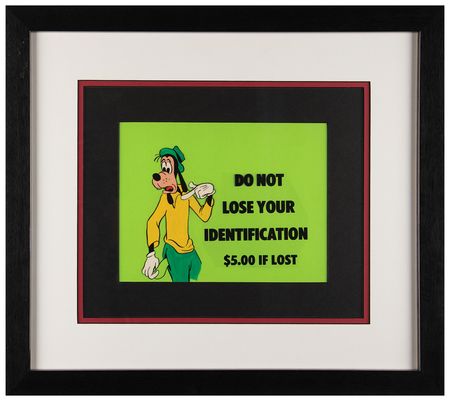 Lot #476 Goofy hand-painted cel from a Disney in-house production for employees Hand-Painted Cel - Image 2