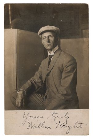 Lot #800 Wilbur Wright Signed Photograph