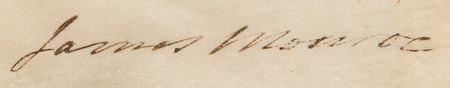 Lot #124 James Monroe Document Signed as President - Image 2
