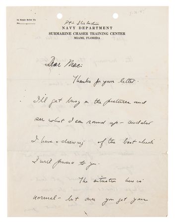 Lot #18 John F. Kennedy Autograph Letter Signed to a Fellow PT-109 Survivor - Image 2