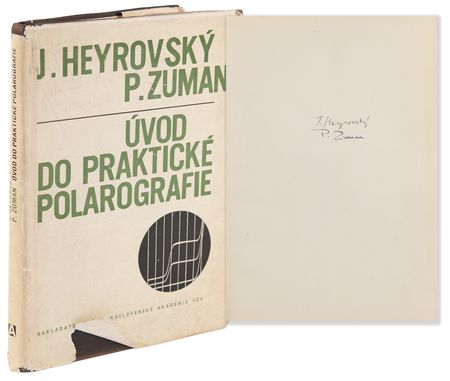 Lot #247 Jaroslav Heyrovsky Signed Book - Introduction to Practical Polarography - Image 1