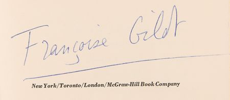 Lot #451 Francoise Gilot Signed Book - Life with Picasso - Image 2