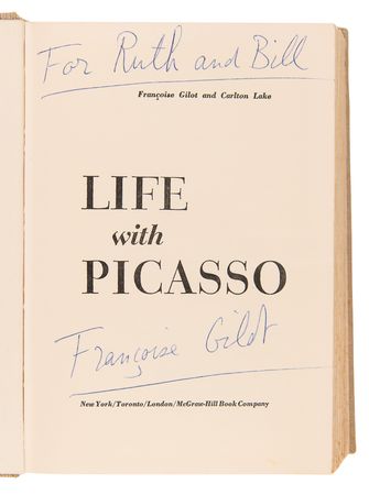 Lot #451 Francoise Gilot Signed Book - Life with Picasso - Image 4