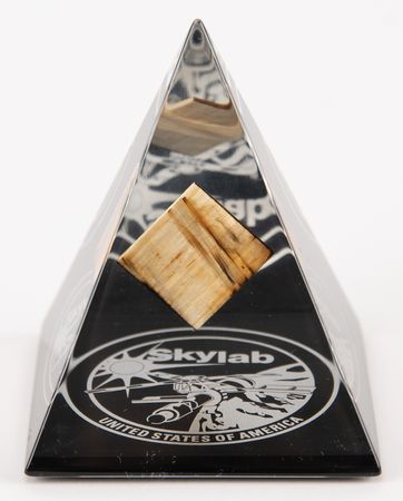 Lot #423 Skylab Flown Oxygen Supply Tank Fragment - Image 1