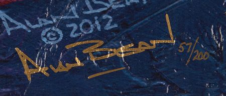 Lot #366 Alan Bean Signed Canvas Print: 'First Flag' (Ltd. Ed. #57/200) - Image 2