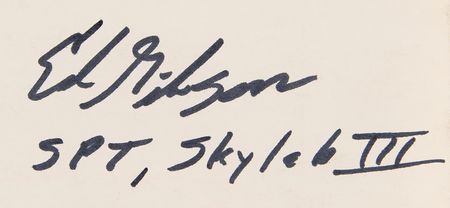 Lot #385 Ed Gibson Signed Skylab Mission Chart Mission Chart - Image 2