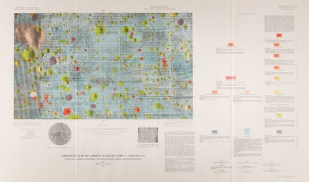 Lot #434 U.S. Geological Survey Lunar Maps of Apollo Landing Sites (4) Maps - Image 2