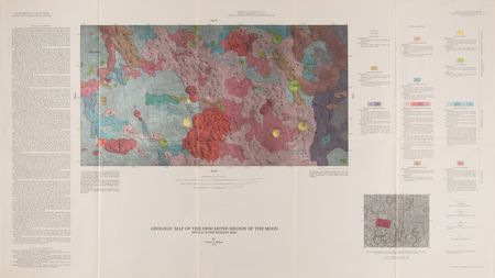 Lot #434 U.S. Geological Survey Lunar Maps of Apollo Landing Sites (4) Maps - Image 4