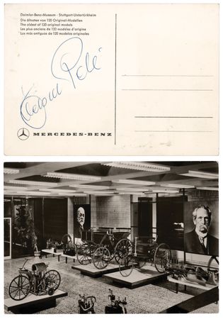 Lot #787 Pele Signed Postcard - Image 1