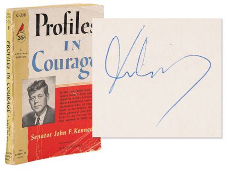 Lot #36 John F. Kennedy Signed Book - Profiles in