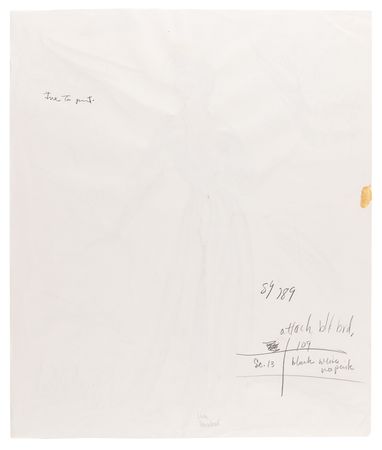 Lot #567 Edith Head Signed Original Costume Sketch for Sophia Loren in Houseboat - Image 2