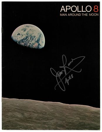 Lot #402 James Lovell Signed Apollo 8 Booklet - Image 1