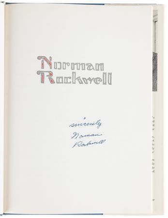 Lot #458 Norman Rockwell Signed Book - The Norman Rockwell Storybook - Image 4
