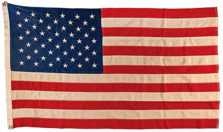 Lot #120 John F. Kennedy: American Flag Flown Over United States Capitol (1961) - Image 1