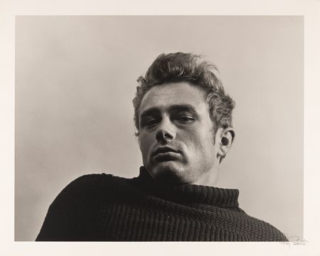 Lot #612 James Dean Oversized Original Photograph by Roy Schatt - Image 1