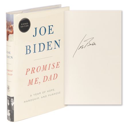 Lot #77 Joe Biden Signed Book - Promise Me, Dad - Image 1