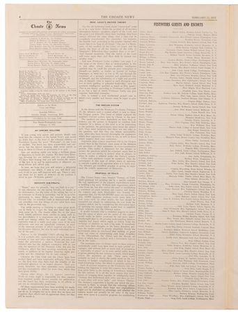 Lot #106 John F. Kennedy: 1935 Festivities Issue of The Choate News - Image 2