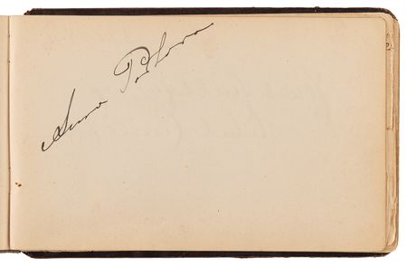 Lot #570 Harry Houdini Signed Autograph Book - ??Love Laughs at Locksmiths,? so does Harry Handcuff Houdini