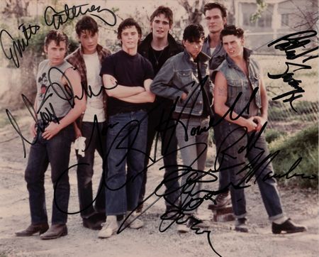 Lot #575 The Outsiders Cast-Signed Photograph