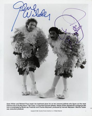Lot #748 Gene Wilder and Richard Pryor Signed