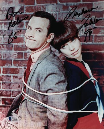 Lot #631 Get Smart: Don Adams and Barbara Feldon Signed Photograph - Image 1