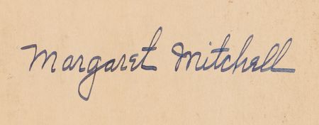Lot #492 Margaret Mitchell Signed Book - Gone With the Wind (First Printing) - Image 2