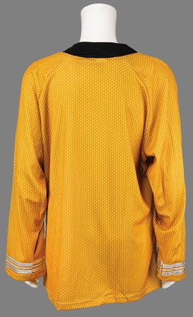 Lot #725 Star Trek: William Shatner Signed Star Fleet Uniform Shirt - Image 2