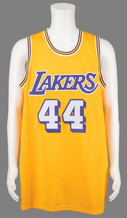 Lot #792 Jerry West Signed Basketball Jersey - Image 2