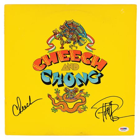 Lot #603 Cheech and Chong Signed Album - Image 1