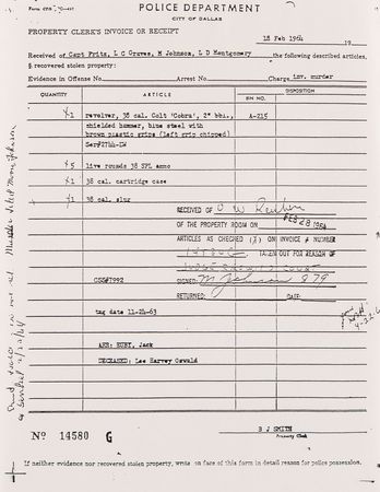 Lot #292 Jack Ruby: Bullet Fired From the Gun that Shot Oswald - Image 17