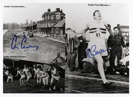 Lot #768 Roger Bannister and Chris Chataway Signed