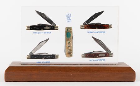 Lot #88 Dwight D. Eisenhower (5) Gift Pocketknives