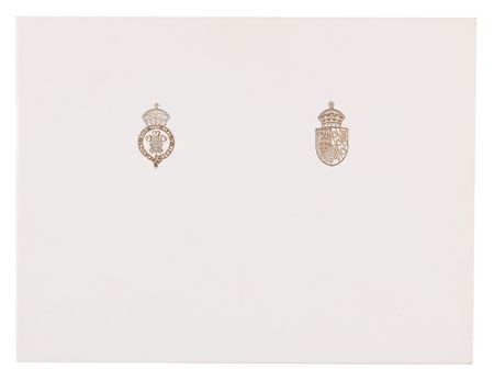 Lot #178 Princess Diana and King Charles III Signed Christmas Card (1987) - Image 2