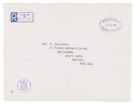 Lot #178 Princess Diana and King Charles III Signed Christmas Card (1987) - Image 3