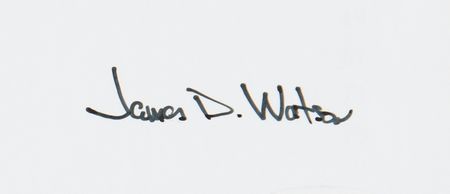 Lot #306 DNA: James D. Watson Signed Book - A Passion for DNA - Image 2