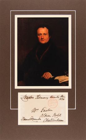 Lot #278 Daniel O'Connell Signed Free Frank - Image 1